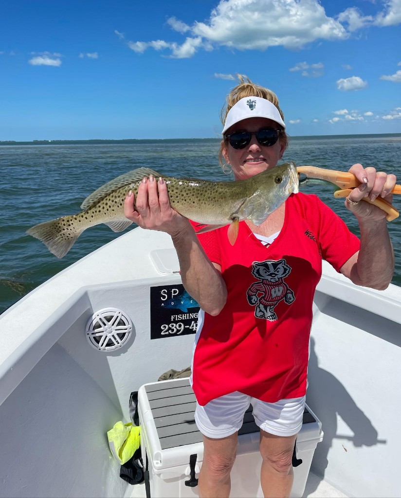 Spotted Weakfish, 20 inches, caught in FL