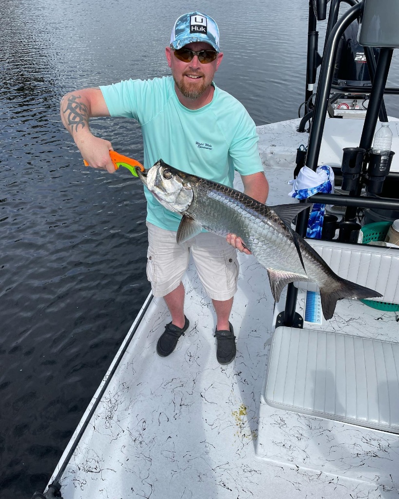 Tarpon fish caught in Cape Coral