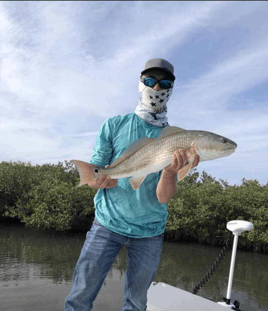 Redfish caught while fishing in Edgewater