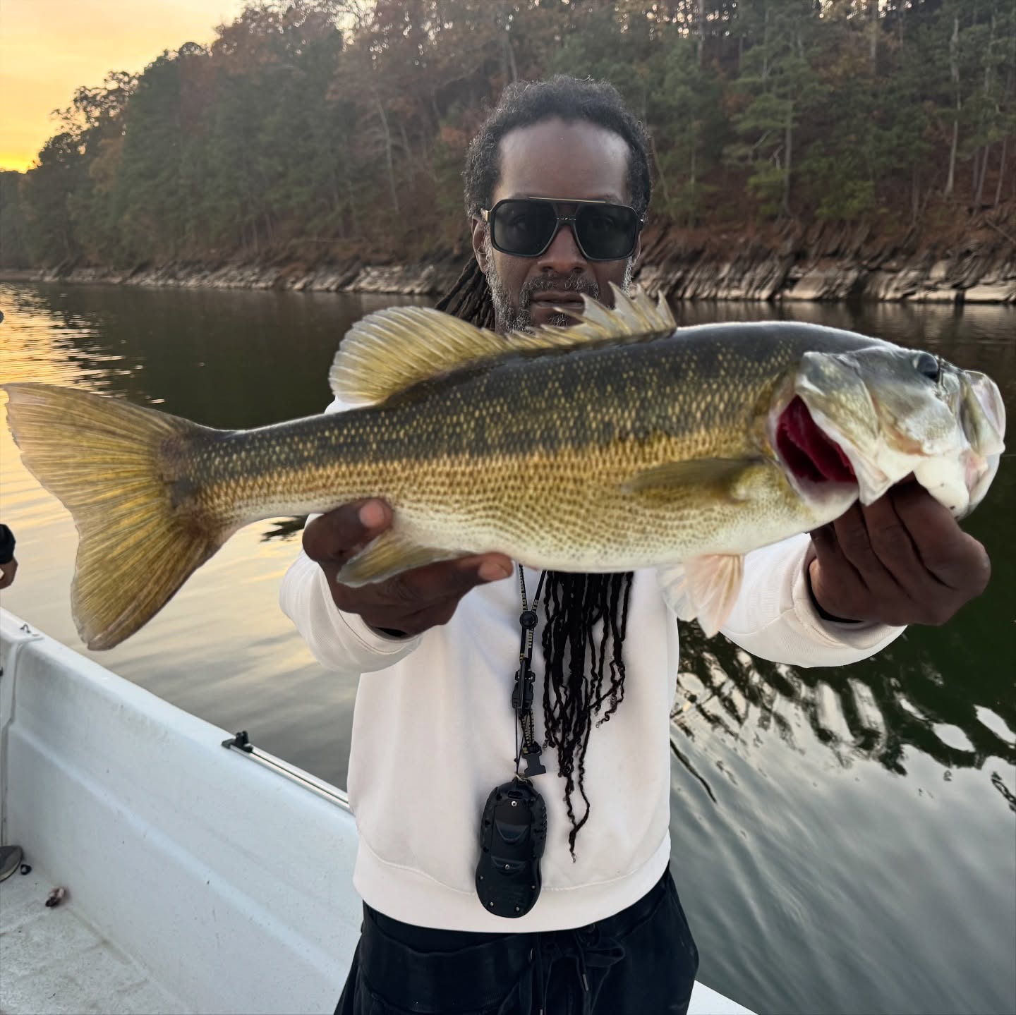 Largemouth Bass caught while fishing in GA