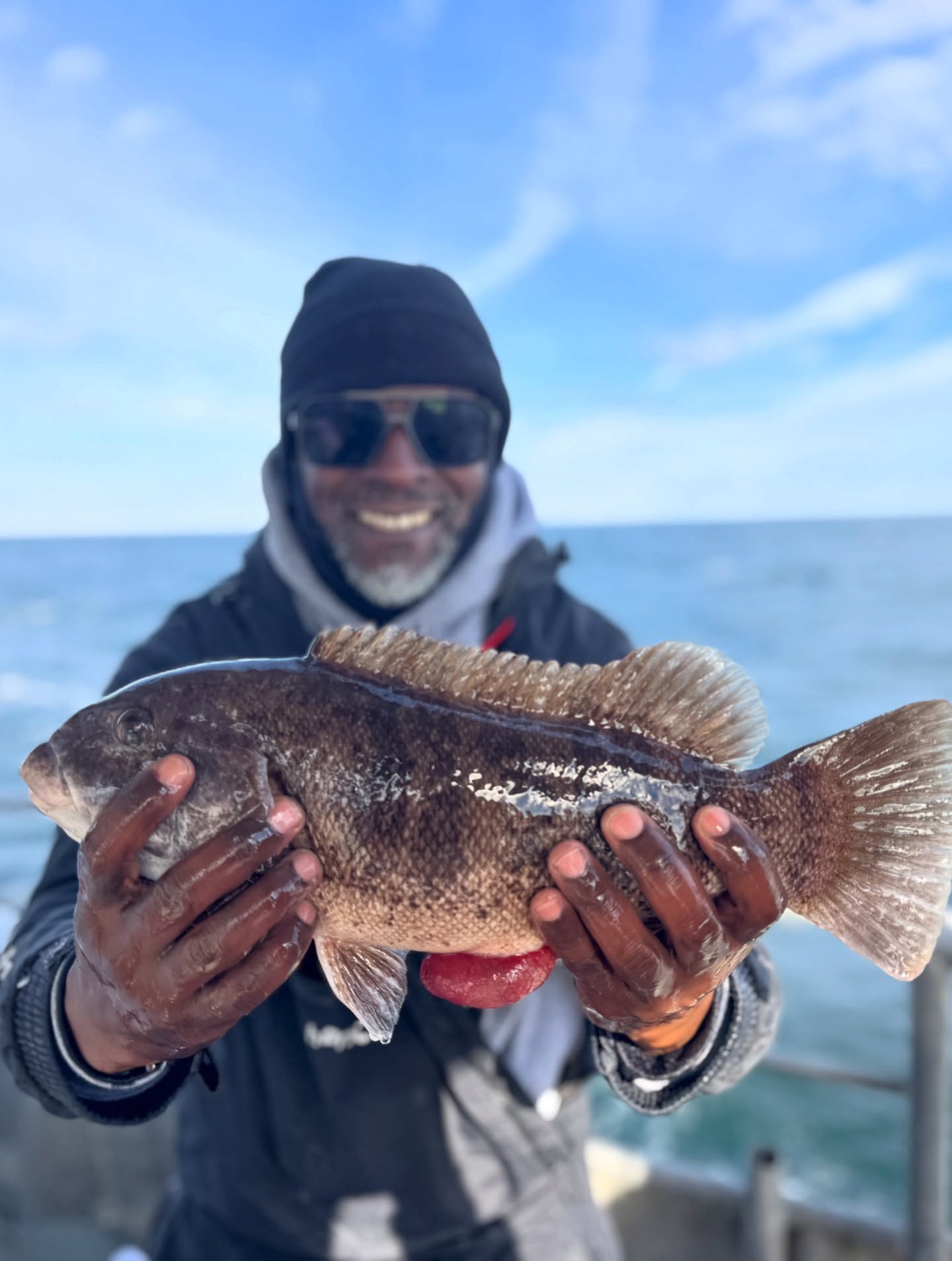 Malabar grouper fish caught in GA