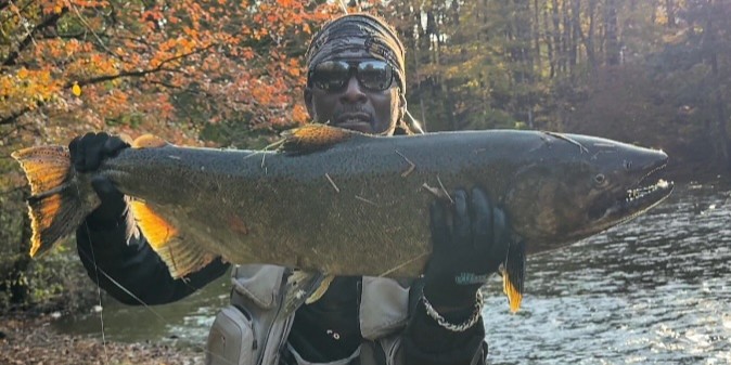 2-hour afternoon hybrid striped bass fishing trip on Lake Altoona with Captain Malik