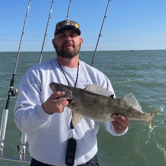 Early August 2021 walleye fishing was for the kids and the Captain