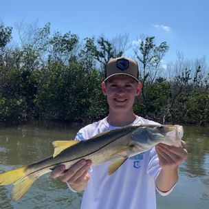 Lone angler fishing in Fort Myers