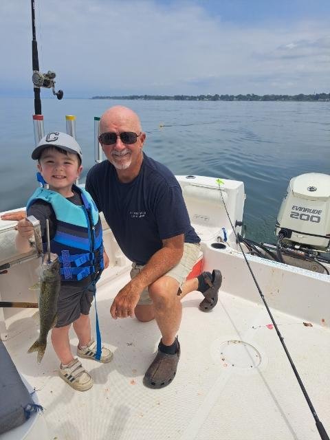 Two people fishing in Vermilion