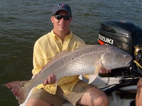 Texas offshore fishing boat heading 30-60 miles out for red snapper, kingfish, and grouper