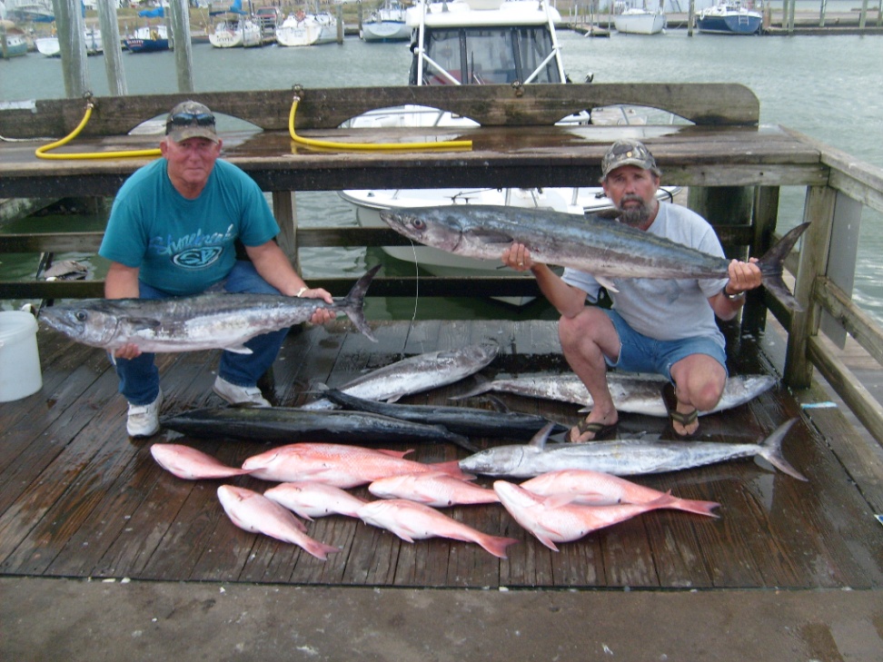 5-hour nearshore fishing trip targeting blacktip sharks, tarpon, kingfish and wahoo offshore
