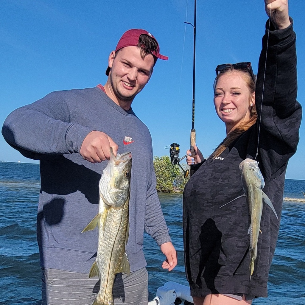 Two snook fish caught in FL