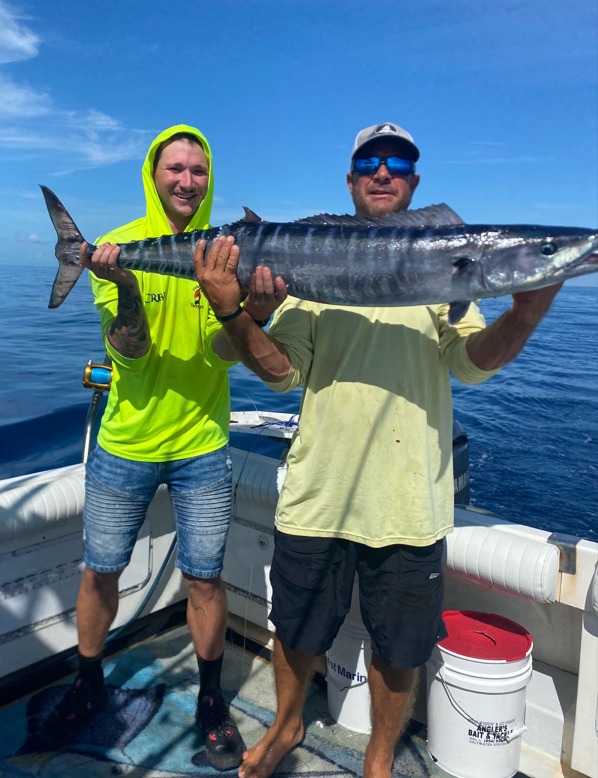 Two people fishing in Florida