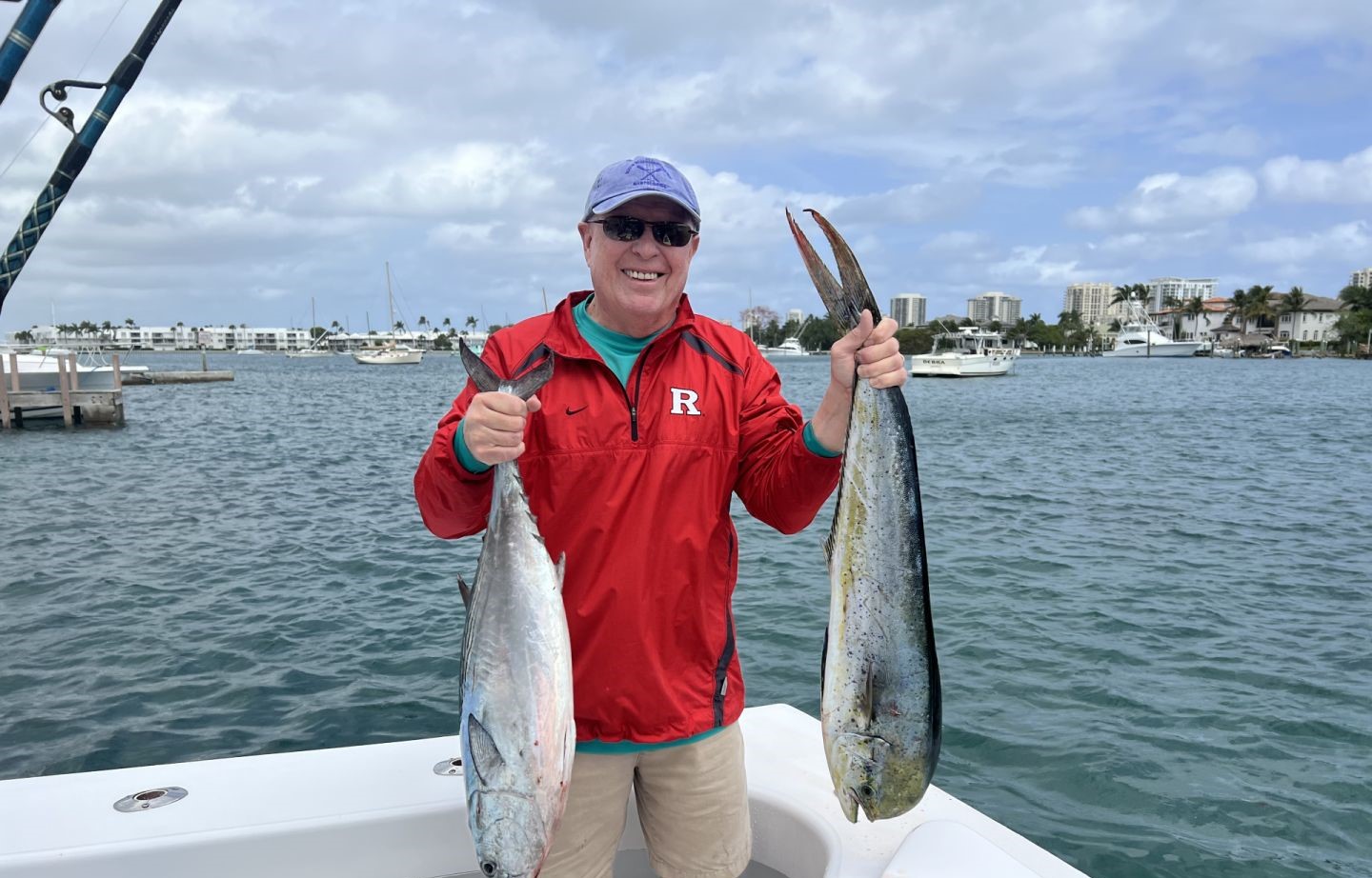 Mahi Mahi and Little Tunny caught while fishing in Palm Beach FL