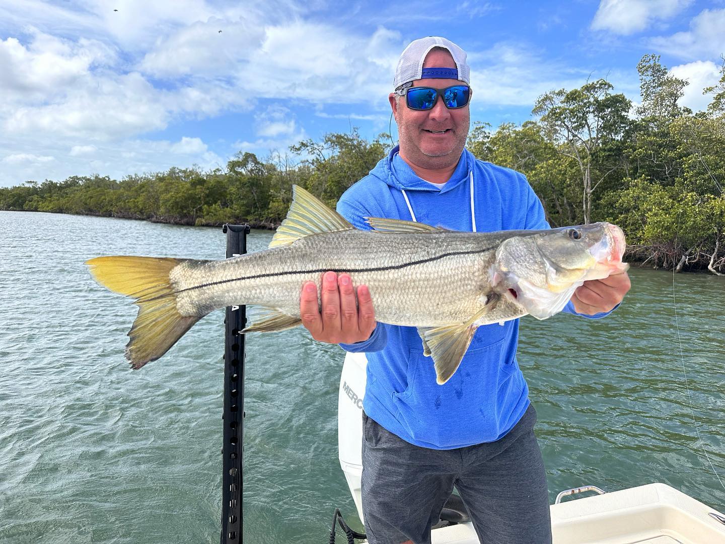 Snook fish caught while fishing in Naples