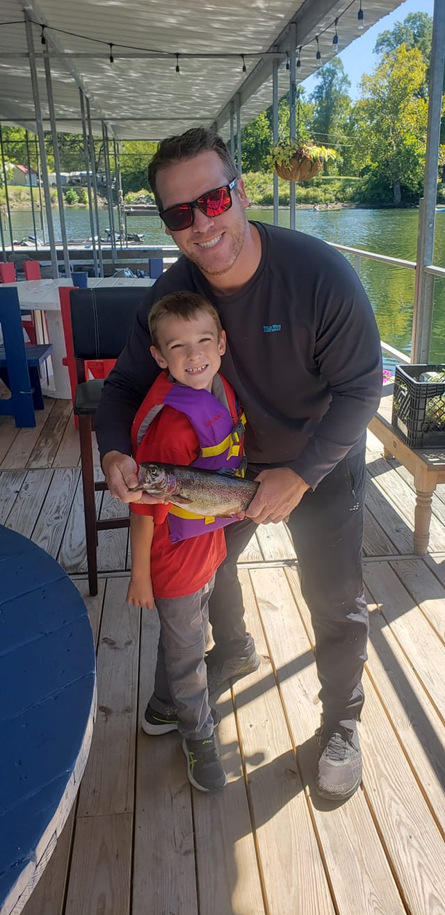 Rainbow Trout caught while fishing in Missouri
