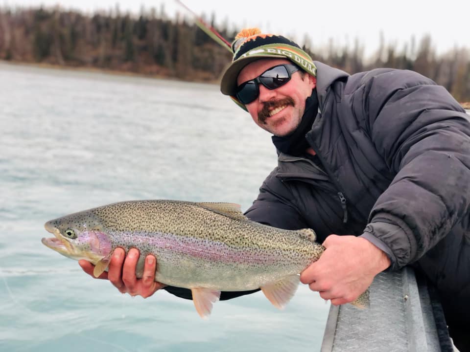 Rainbow trout caught in Soldotna, Alaska
