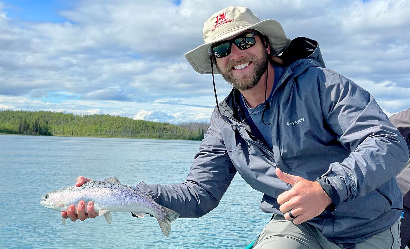 Rainbow Trout caught while fishing in Soldotna