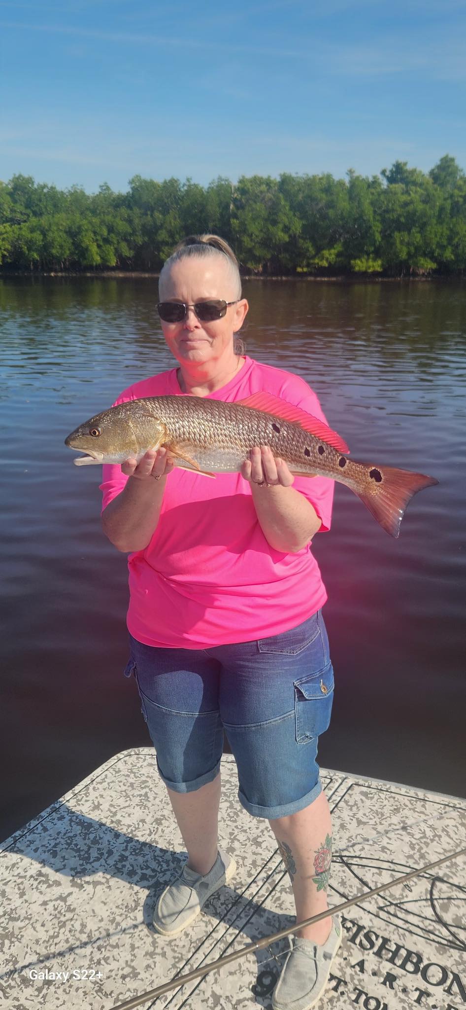 Redfish caught while fishing in FL