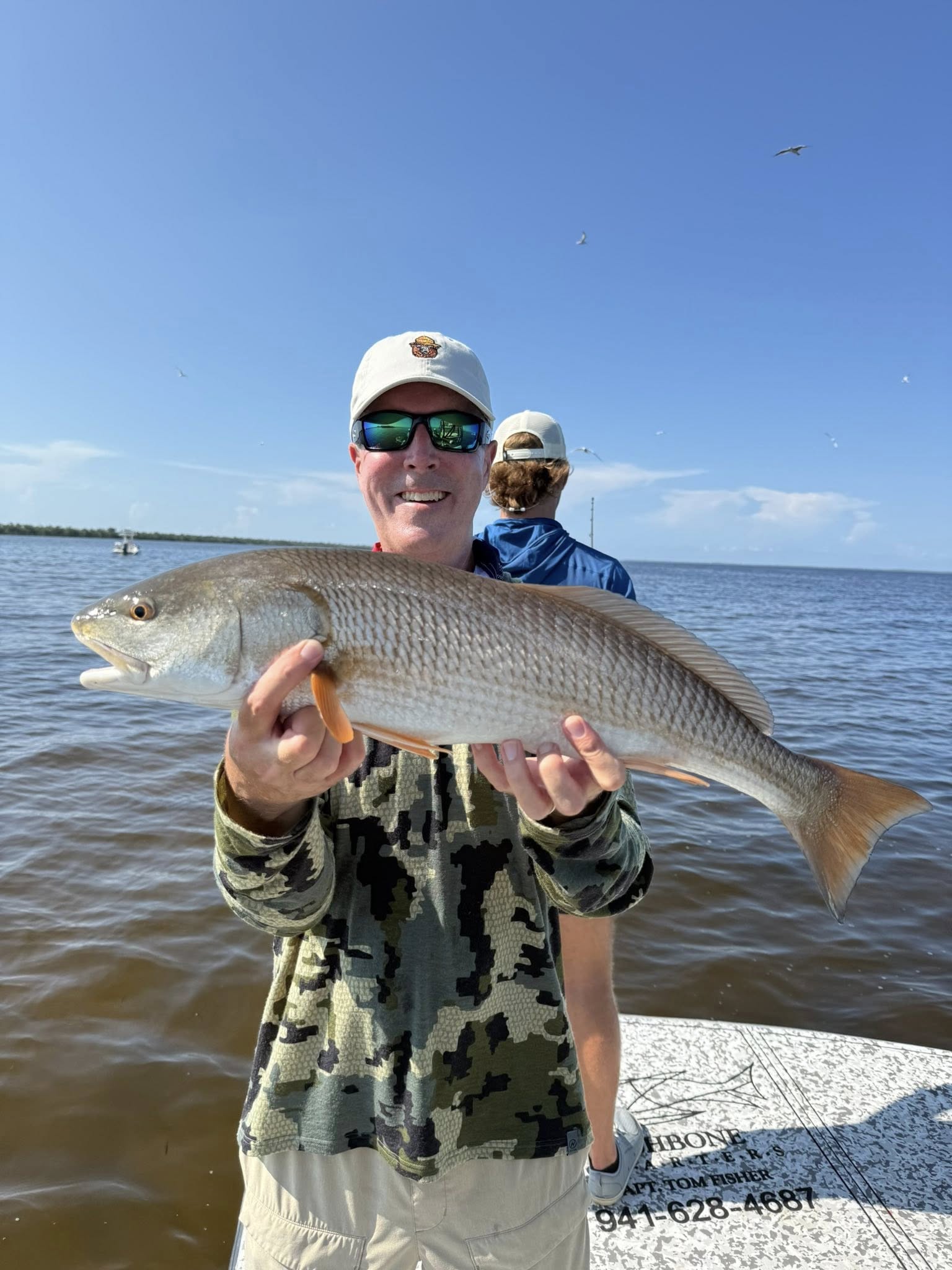 Redfish caught while fishing in Punta Gorda