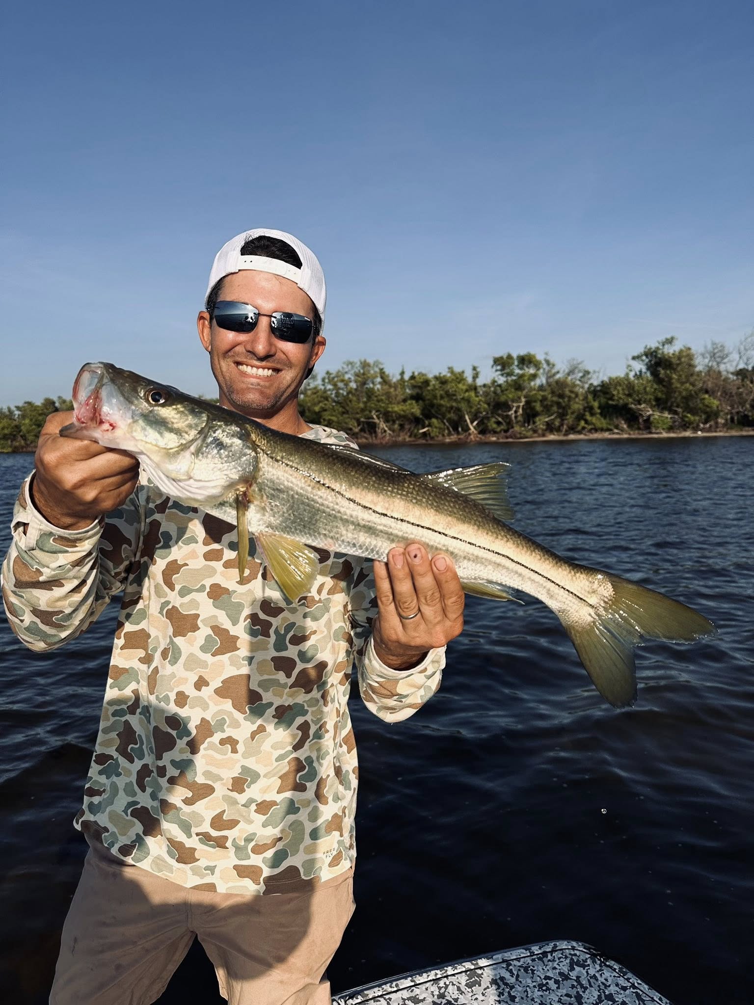Snook caught while fishing in Punta Gorda