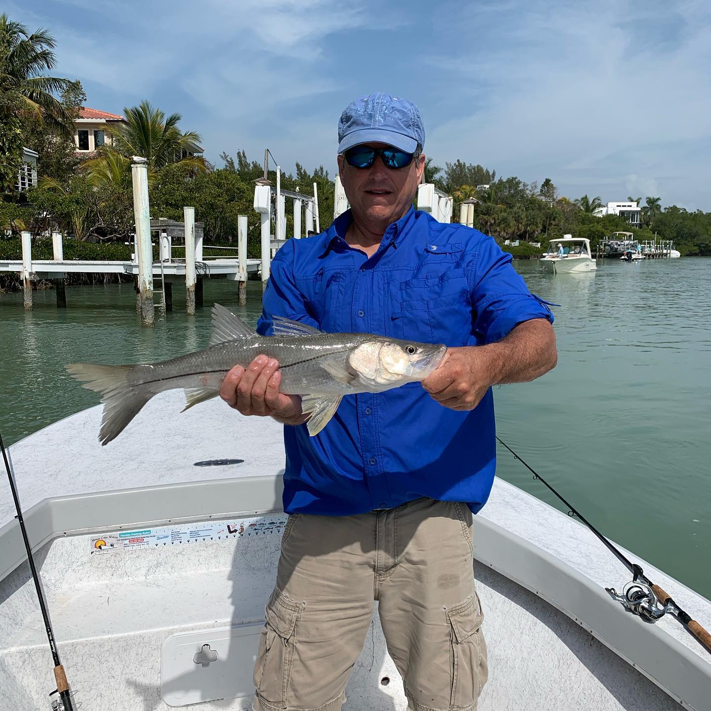 Caught a nice 22-inch Snook in FL