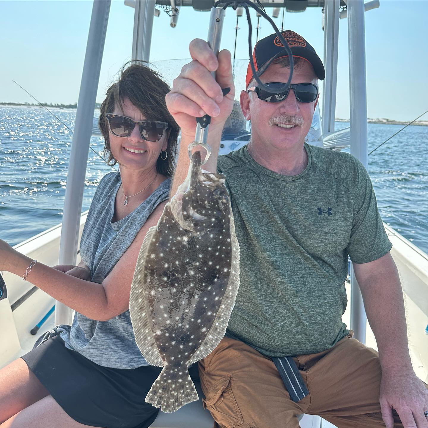 Southern Flounder caught while fishing in Panama City Beach