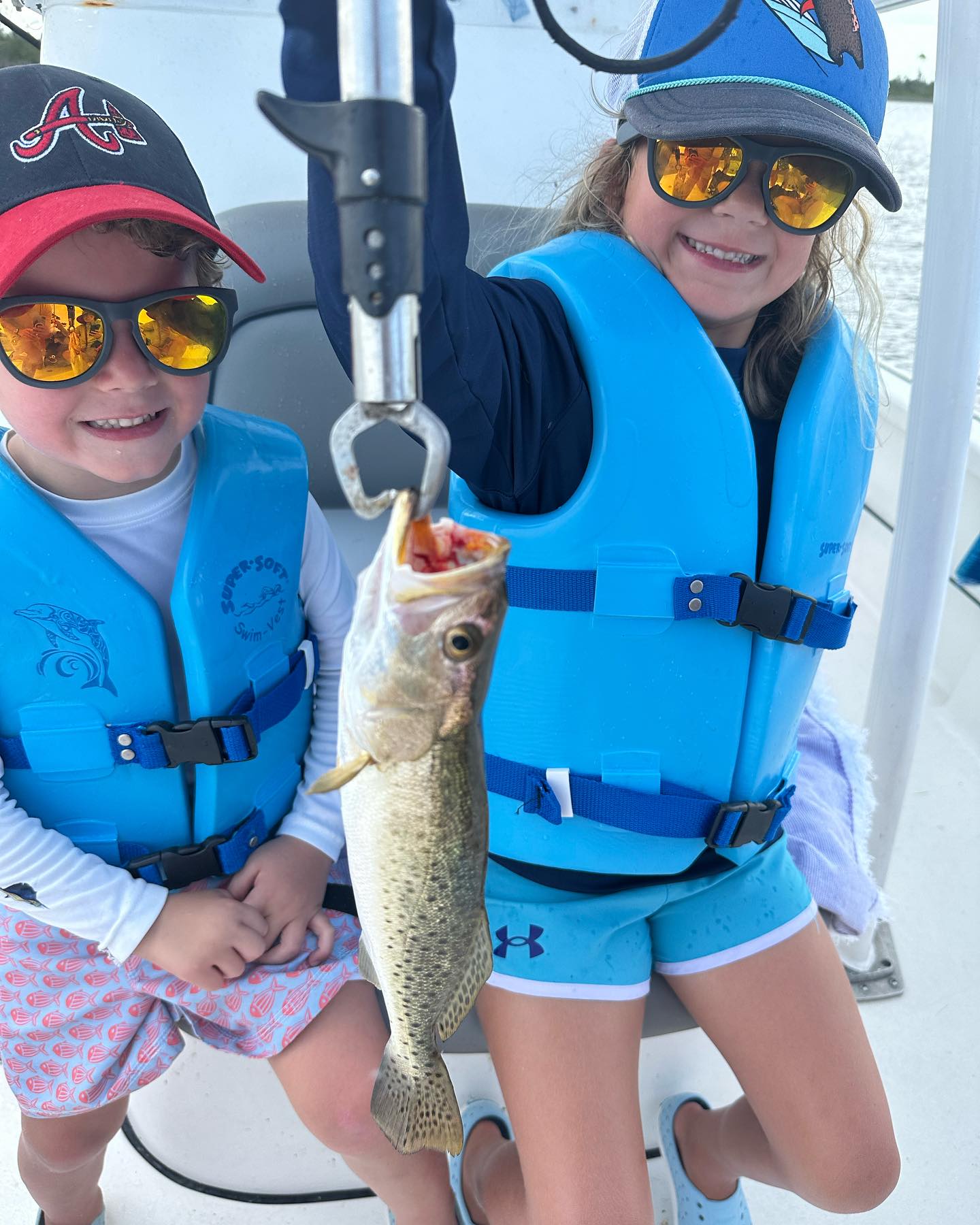Spotted Weakfish, 12 inches, fishing in FL