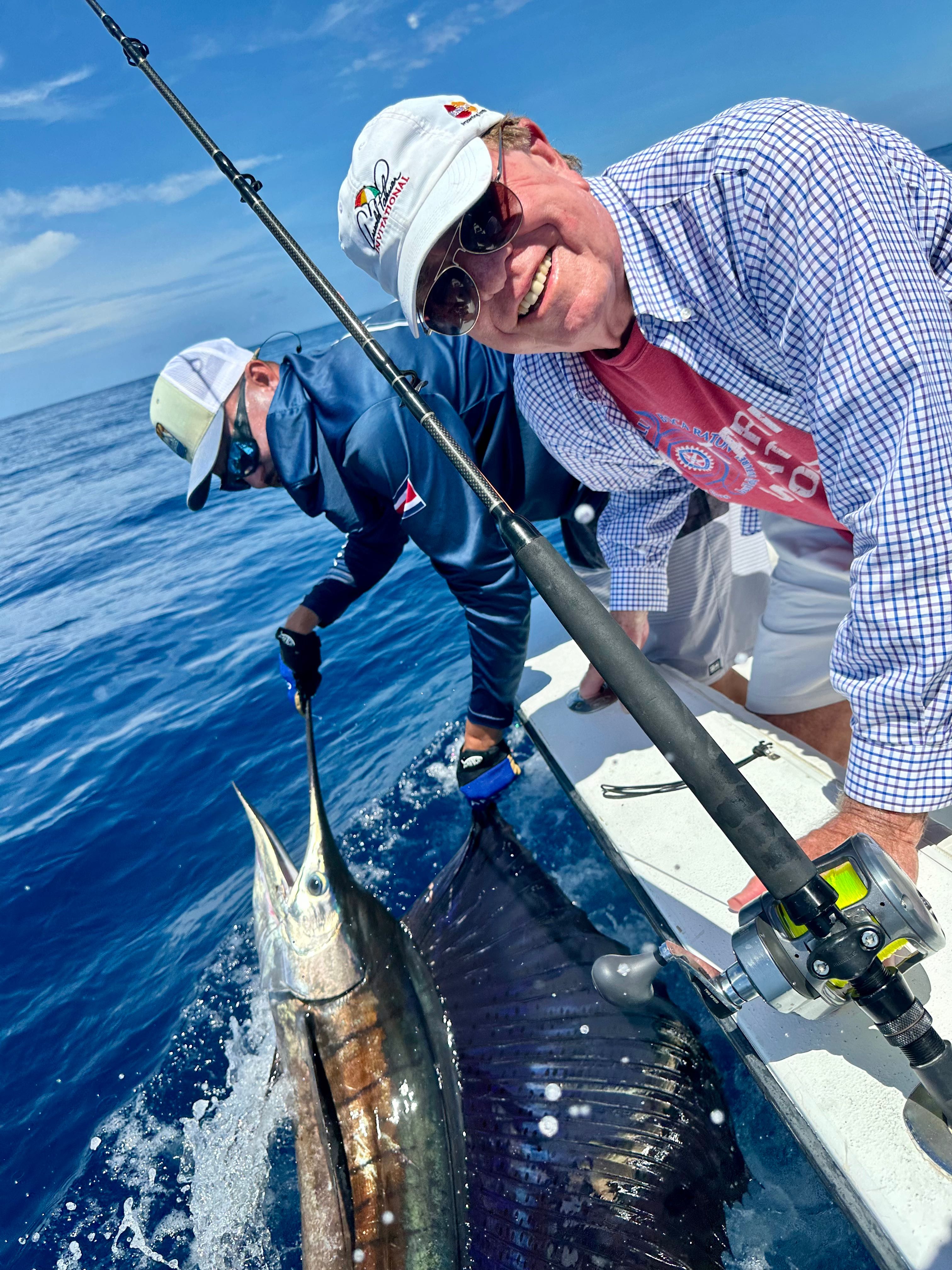 Stunning Atlantic Sailfish in the waters of Guanacaste Province, Costa Rica