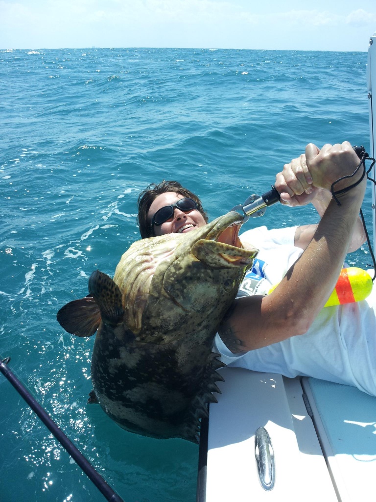 Angler holding a fishing rod in FL