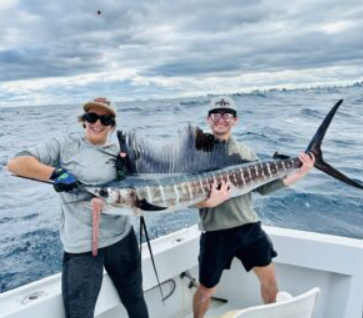Successful fishing trip with 2 people at Fort Lauderdale