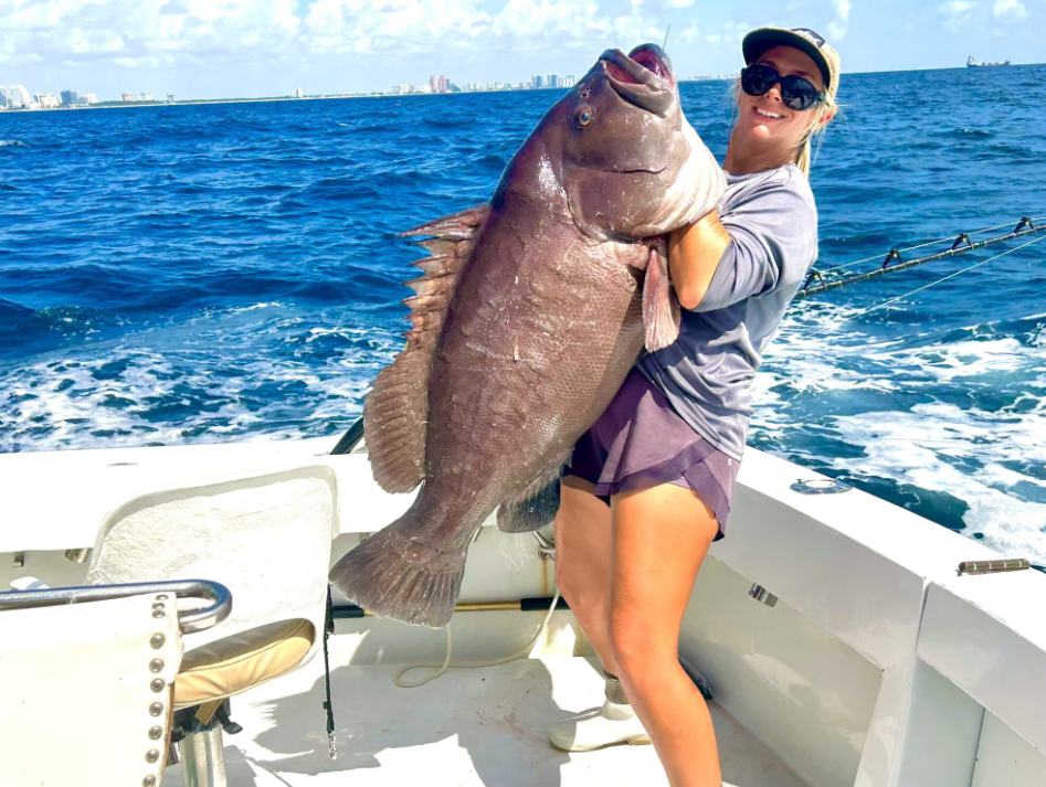 Angler with a 31-inch fish caught in Fort Lauderdale