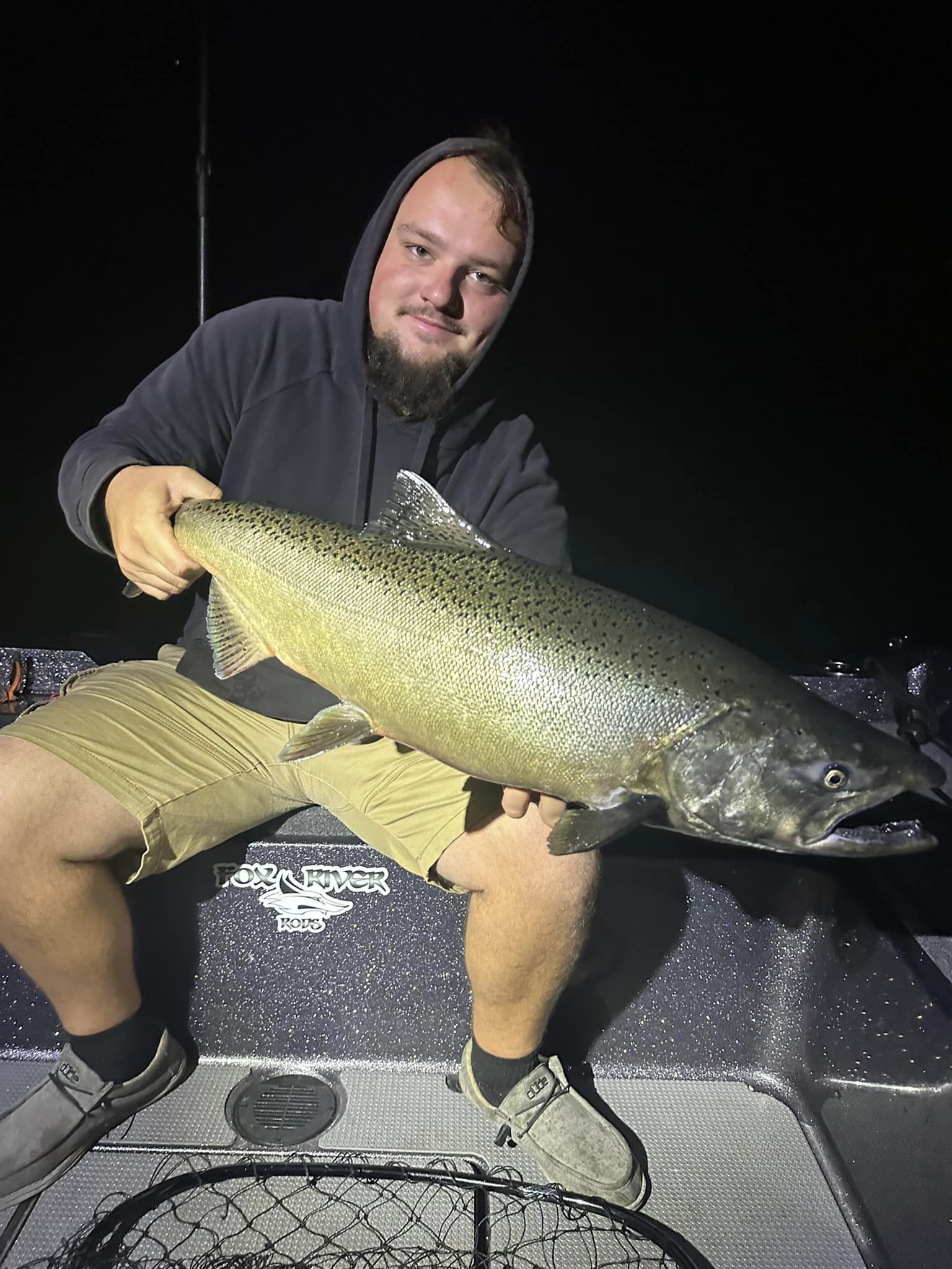 Chinook Salmon caught while fishing in WI