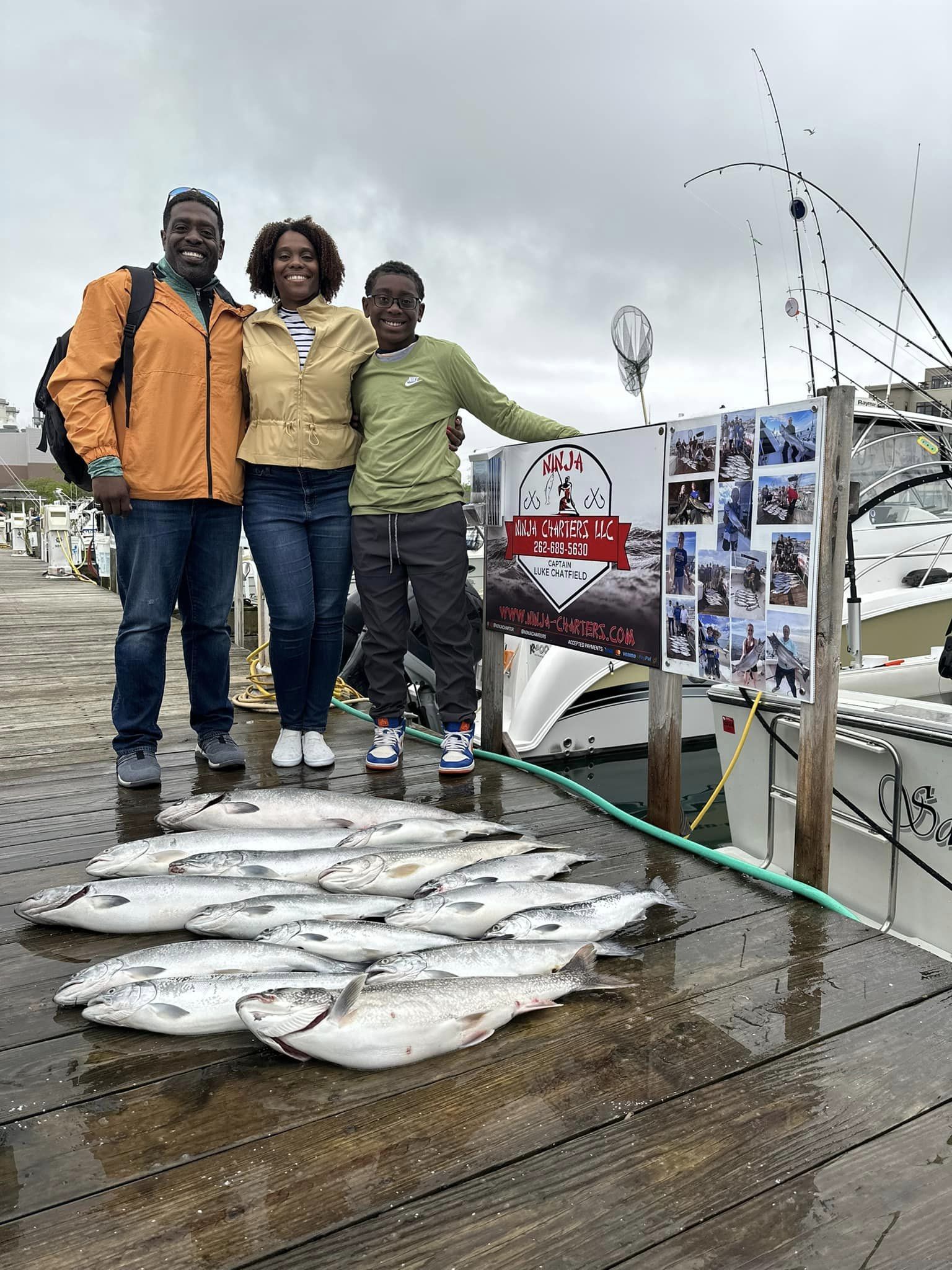 2 big fish caught while fishing in WI