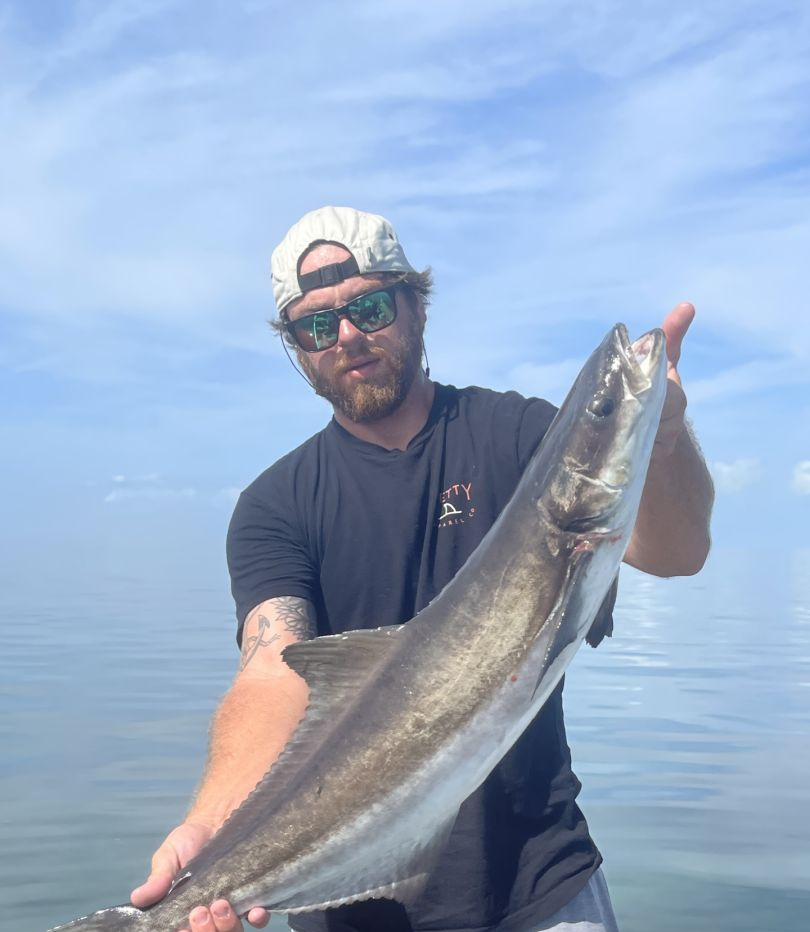 A lone angler fishing in Florida