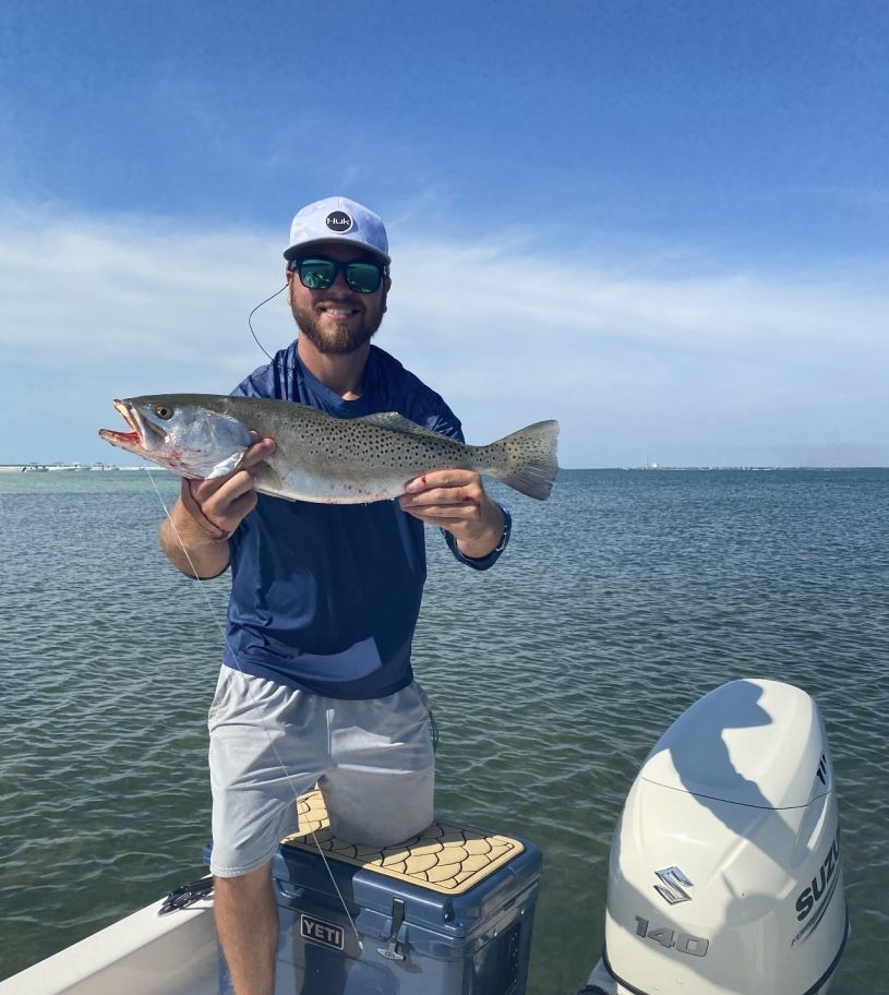 Spotted Weakfish, 22-inch fishing adventure in FL