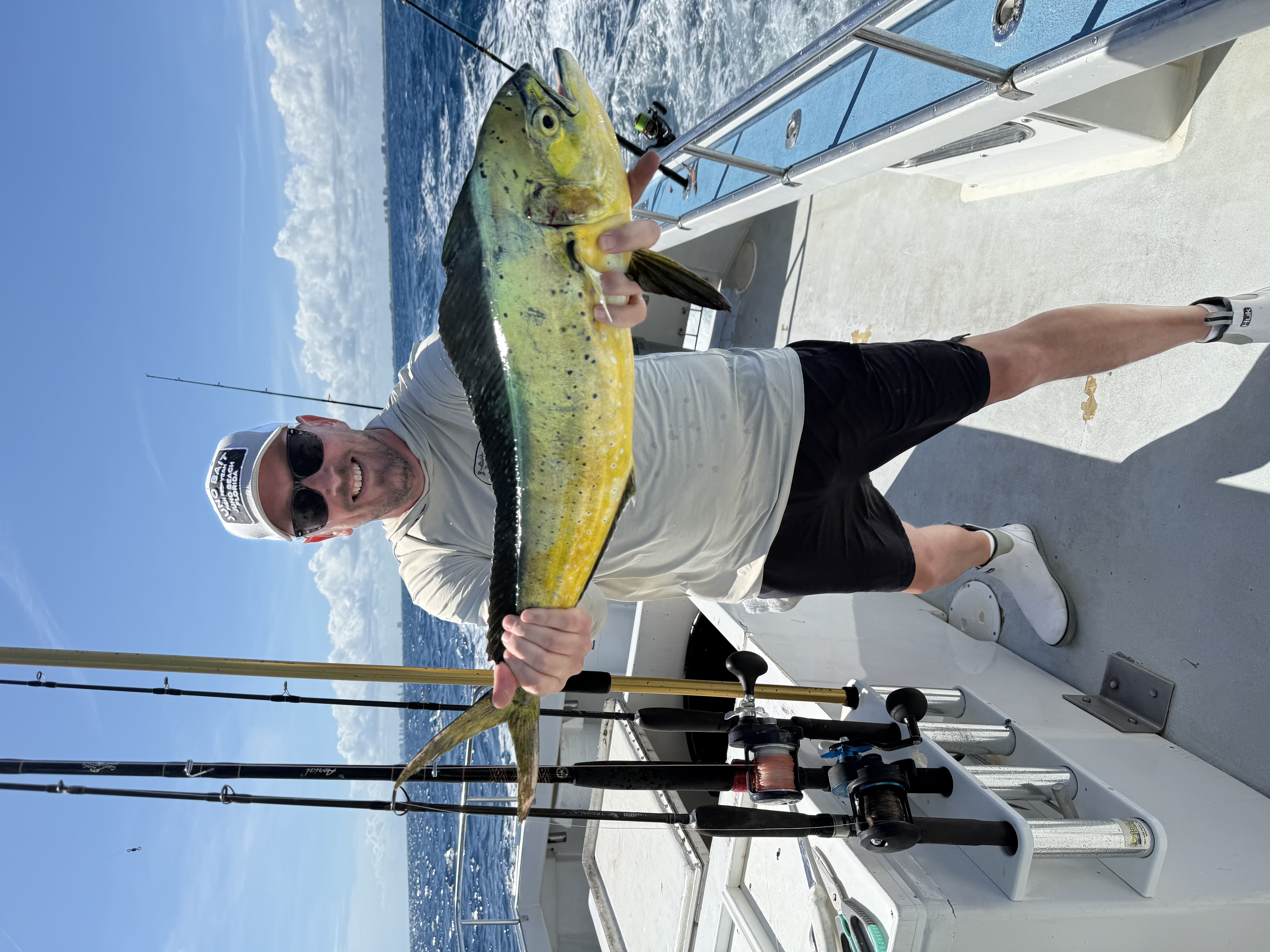 Two people fishing in Jupiter