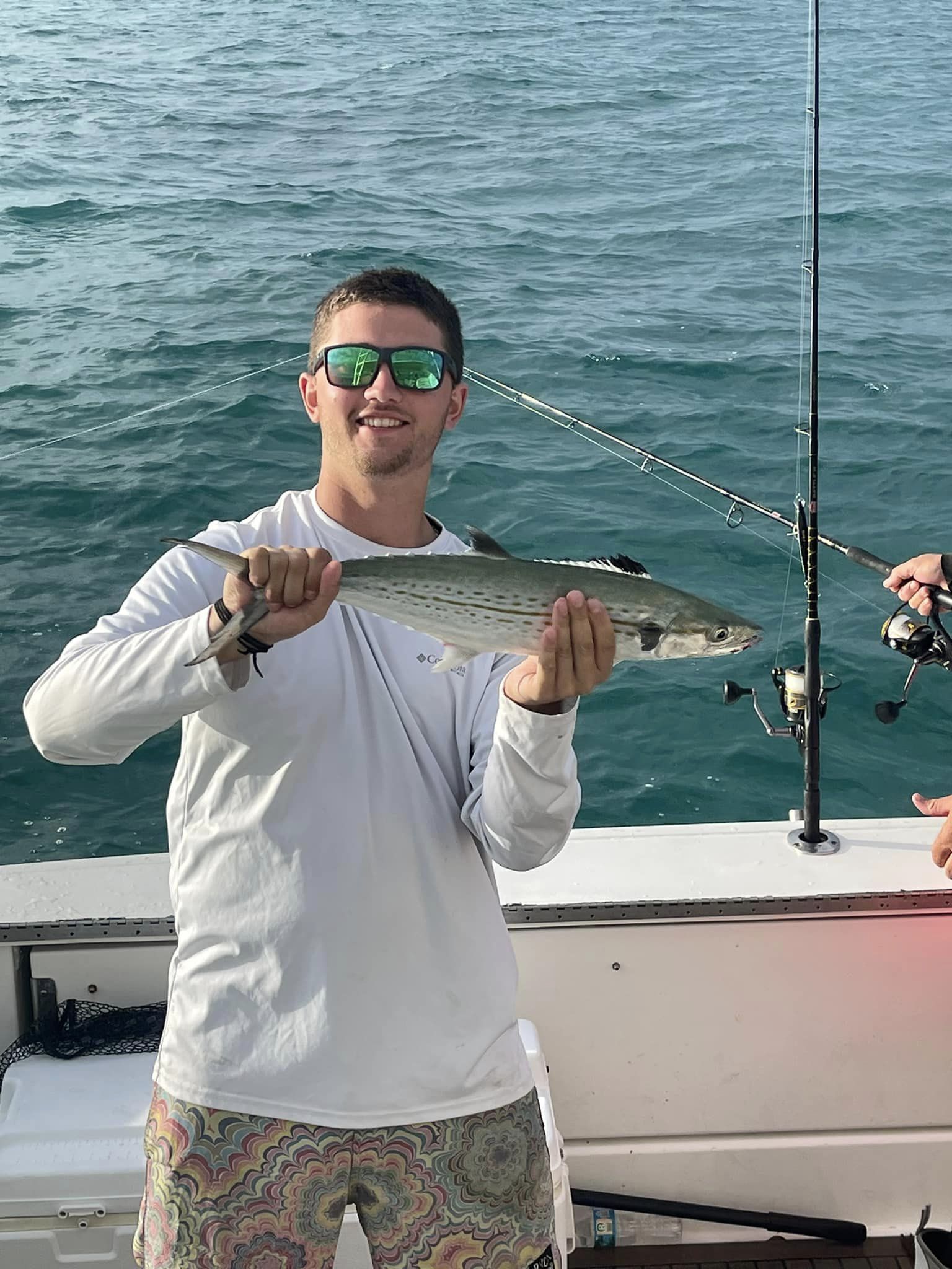 Cero Mackerel, a 14-inch fish, caught in Islamorada