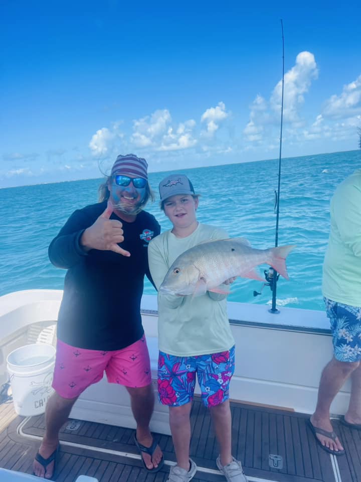 Anglers enjoying a fishing trip in Islamorada