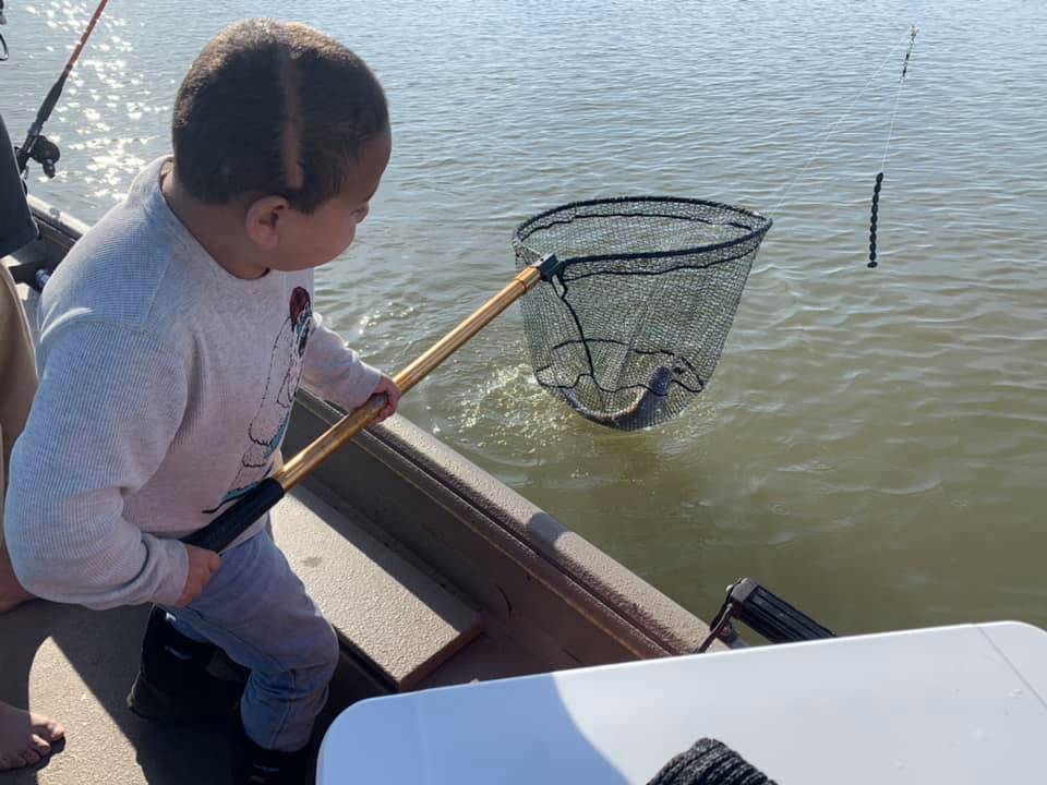 Angler with fishing rod in VA