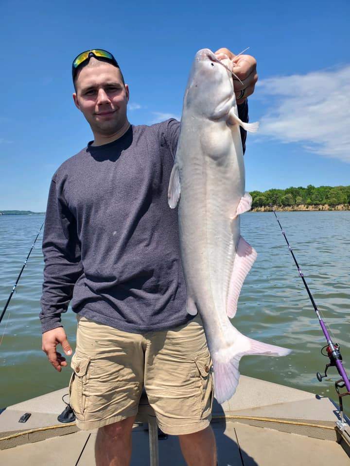 Caught a big blue catfish in VA