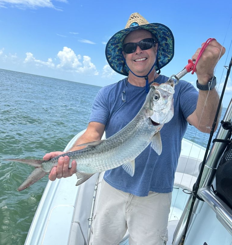Tarpon caught while fishing in Goodland