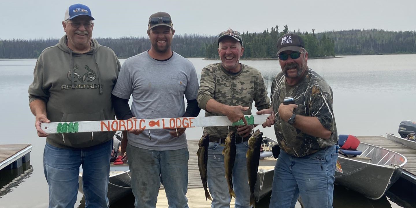 Three 12-inch fish caught in SK while fishing