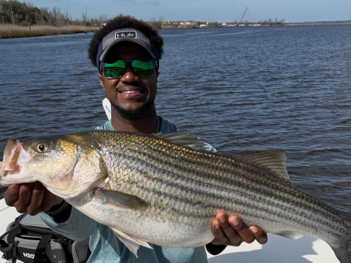 Private inshore fishing boat with Captain Jacob at Carolina Beach, NC for 6-hour fishing trip