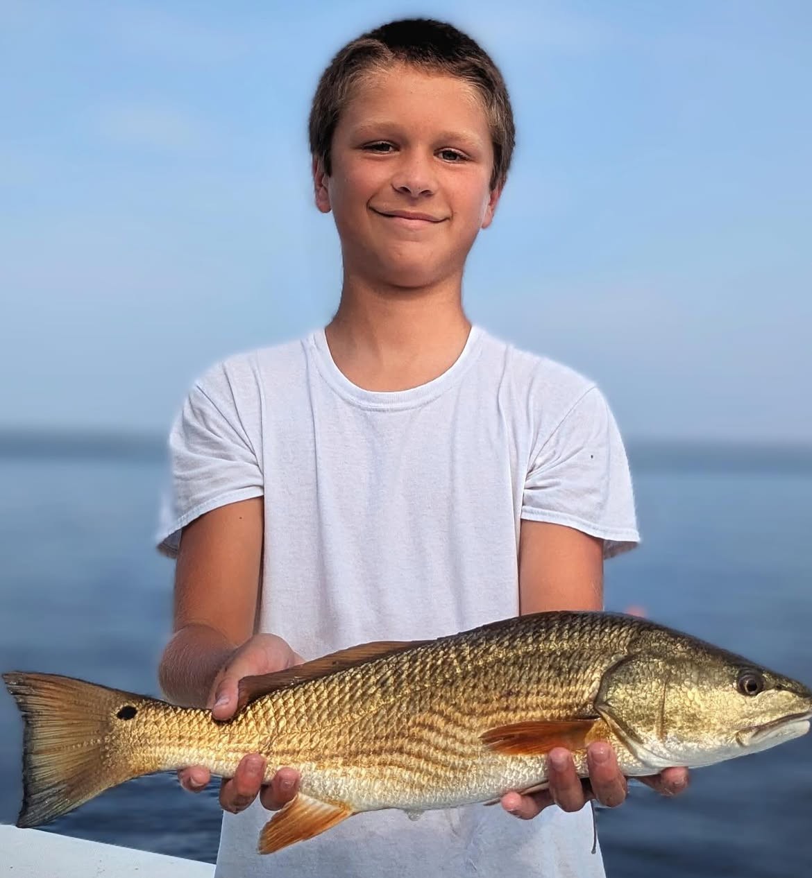 Carolina Beach inshore fishing charter boat with Captain Jacob, 9-hour private trip for 4 guests