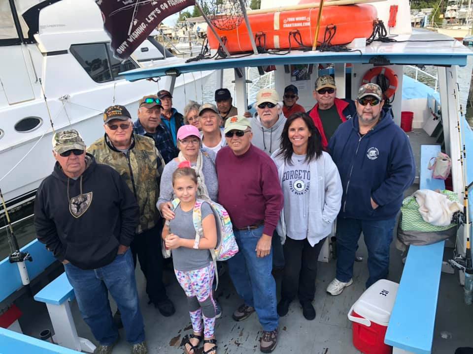 Group of 15 people enjoying outdoor activity in Hampton