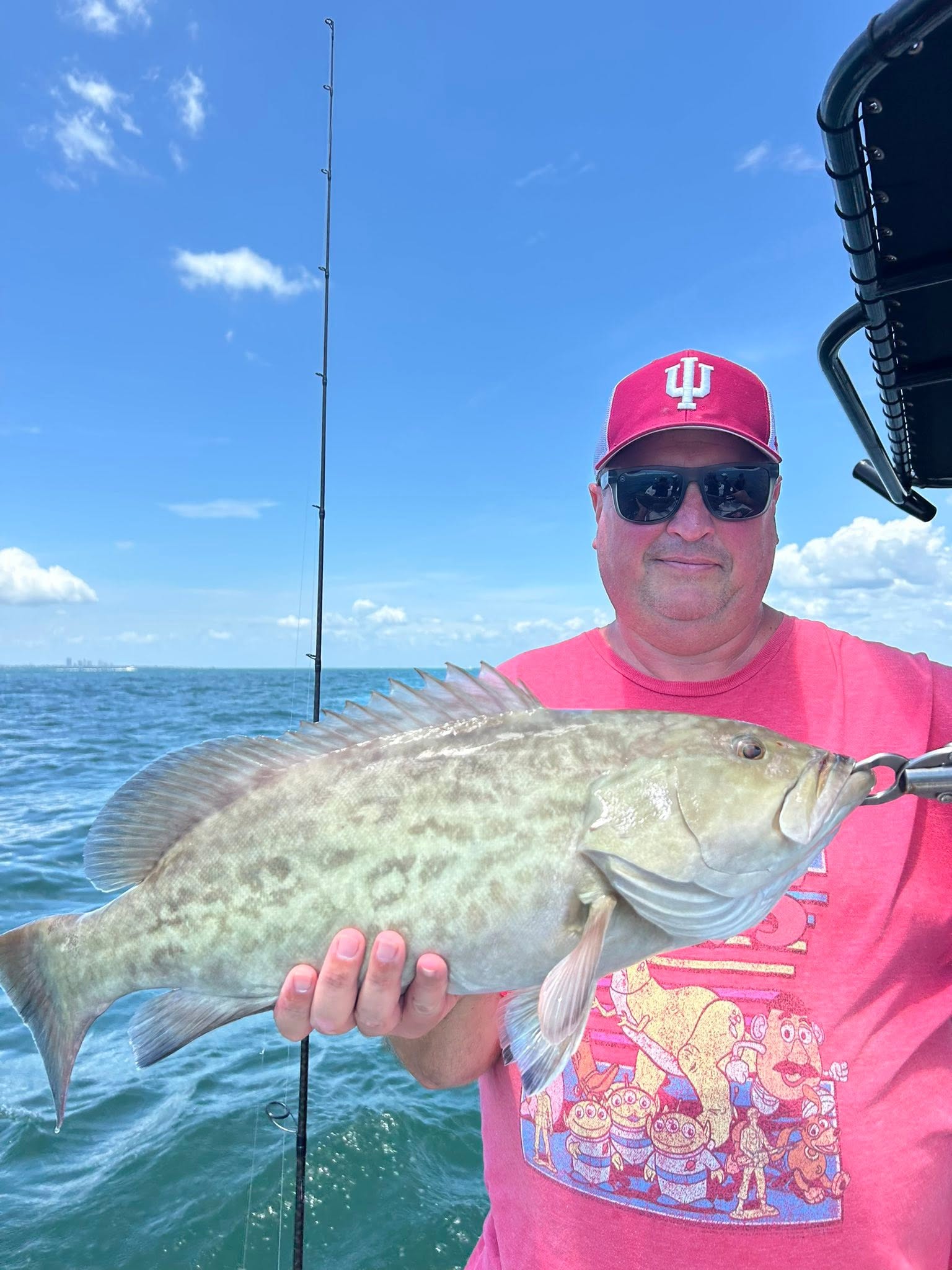 Gag grouper caught while fishing in Riverview FL waters