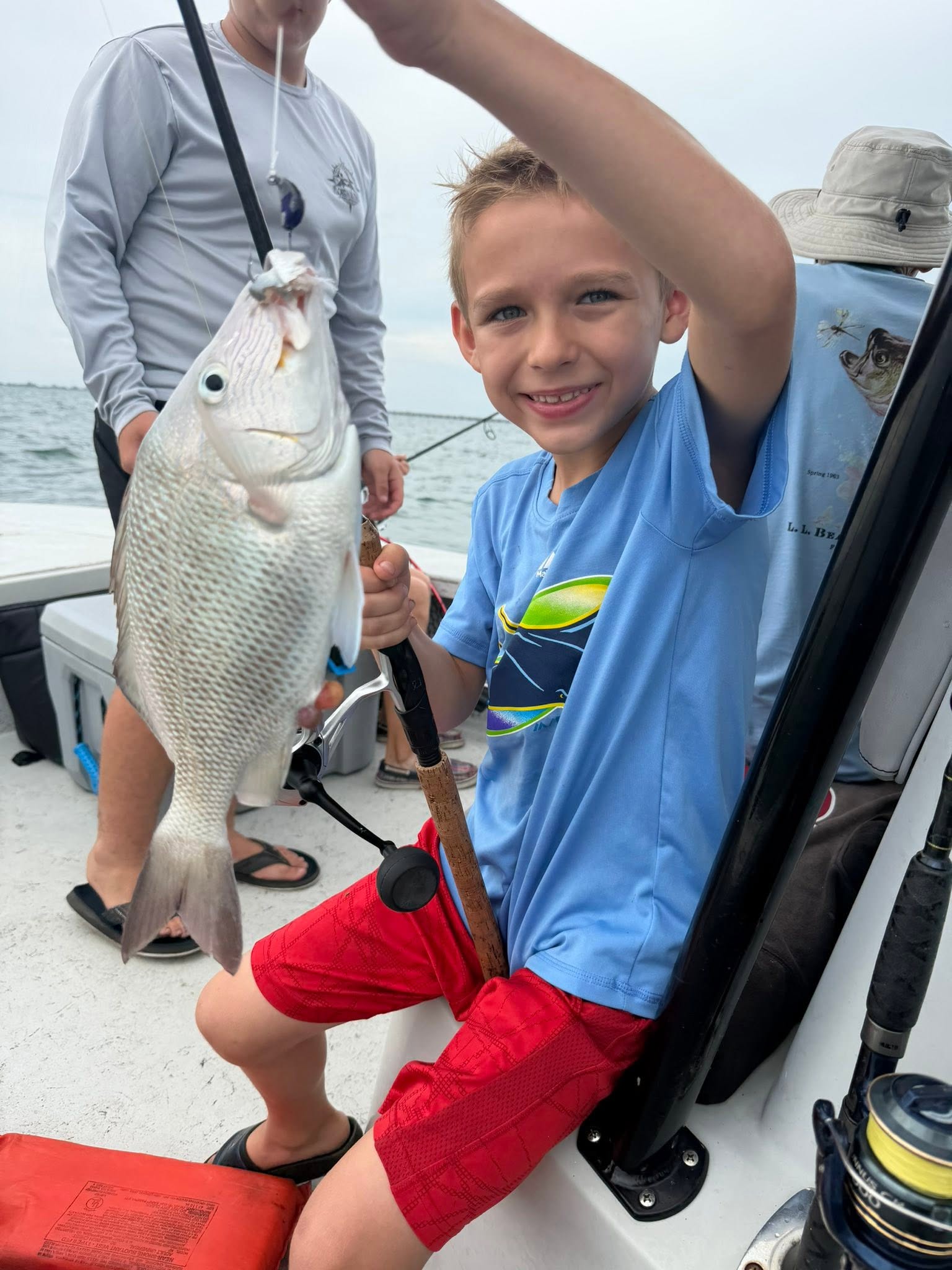 White grunt fish caught while fishing in Riverview FL