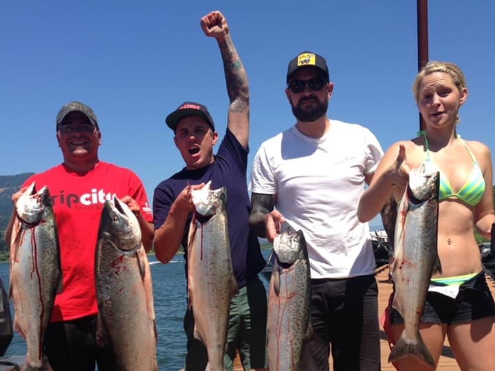 5 pink salmon fishing in OR
