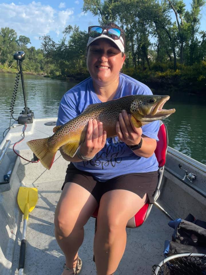 Majestic rainbow trout caught by angler in Heber Springs