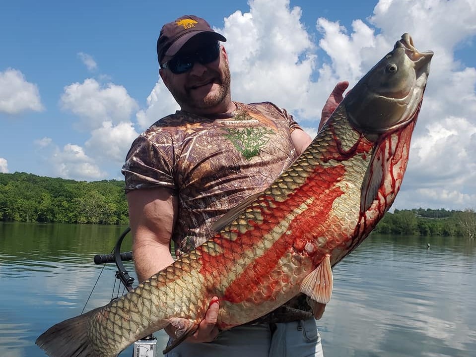 Angler with a 28-inch fish in Missouri