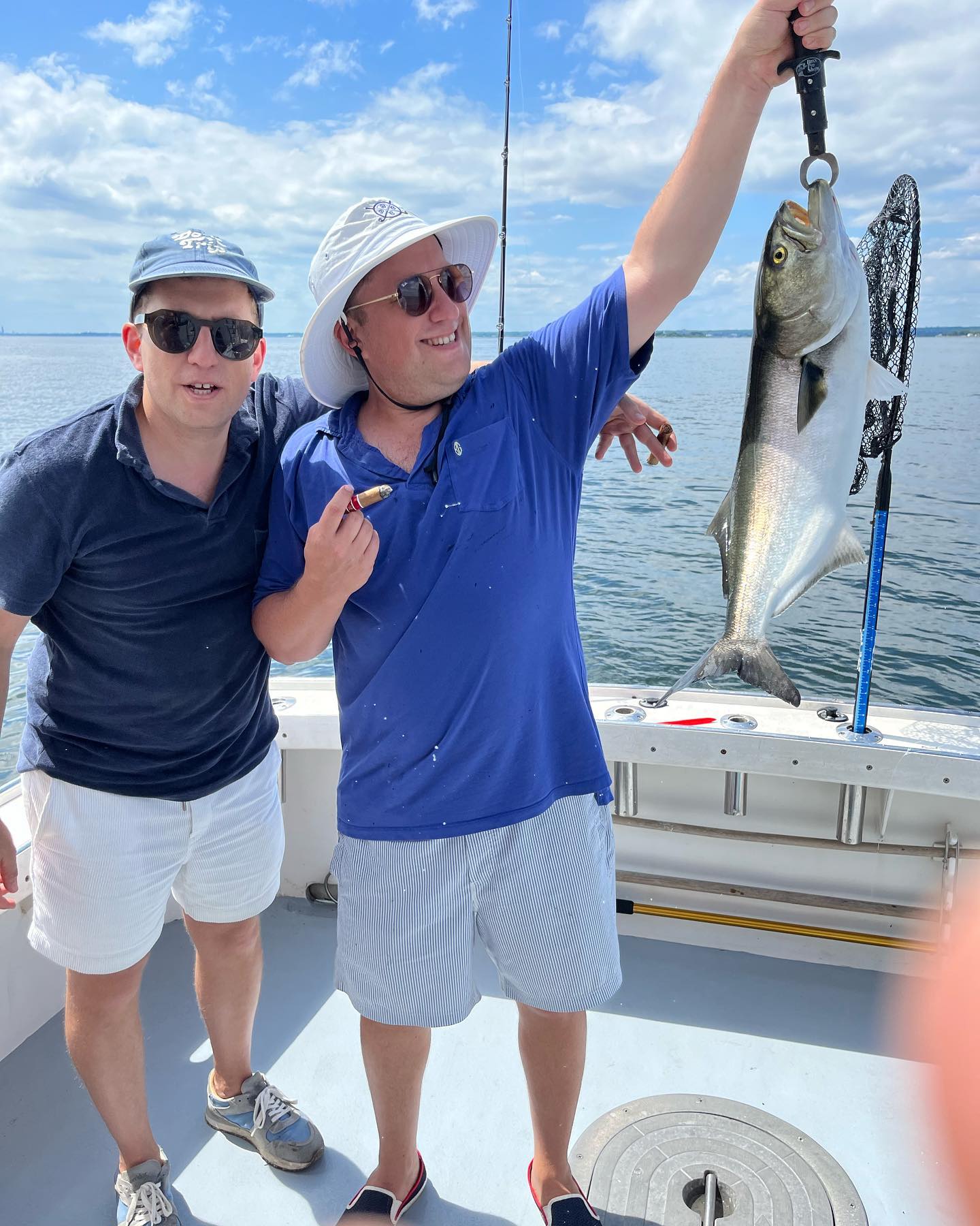 Bluefish caught while fishing in NY