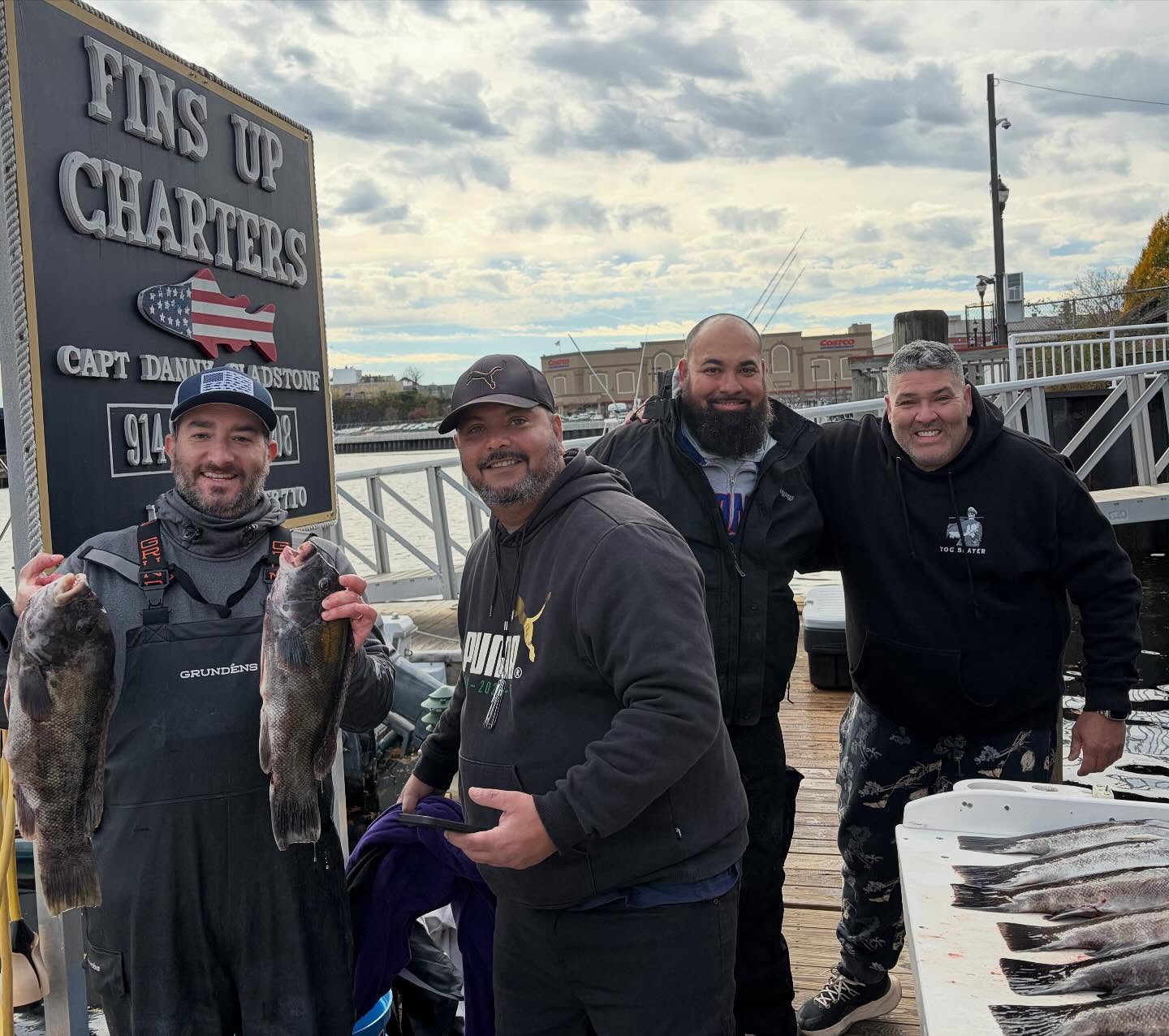 4 people fishing on a scenic location in NY