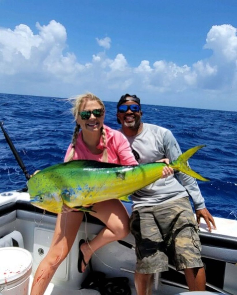 Two people fishing in FL